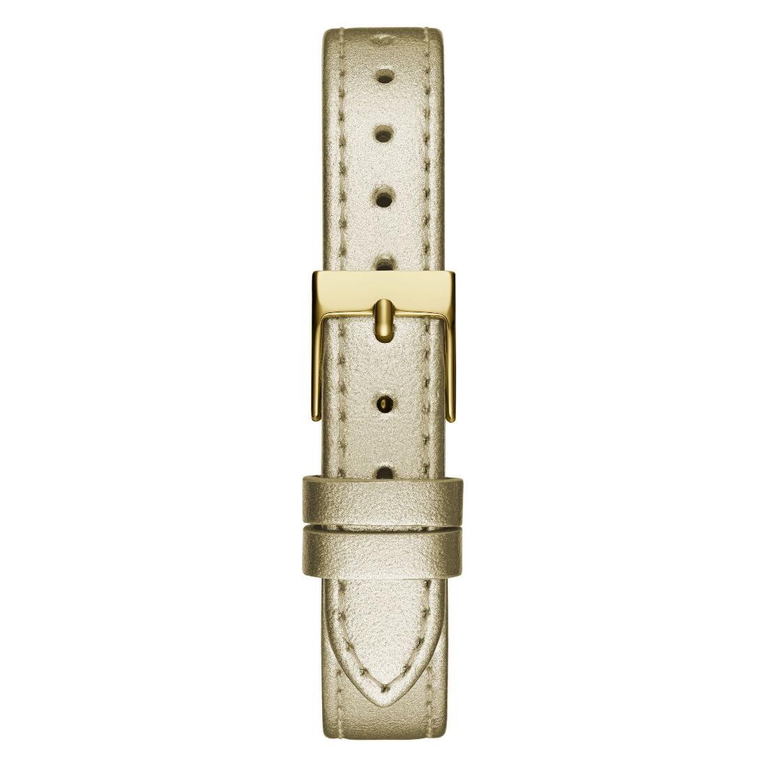 Guess ARRAY Women Champagne Round Dial Analog Watch GW0614L2