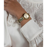 Guess ARRAY Women Champagne Round Dial Analog Watch GW0614L2