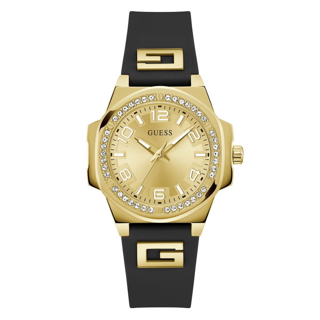 Guess Sport 36 mm Champagne Dial Women Analog Watch- GW0617L5