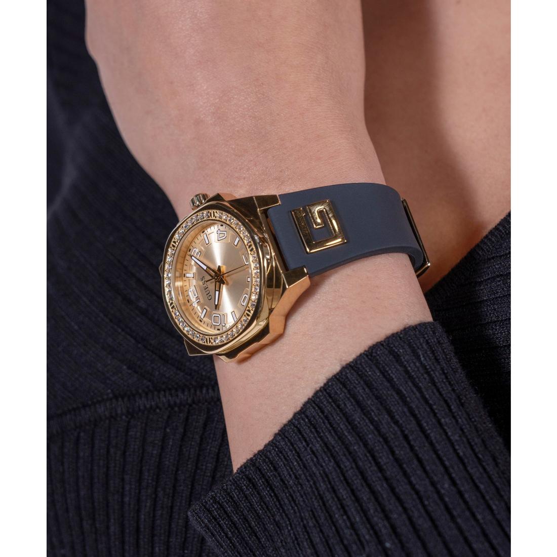 Guess Sport 36 mm Champagne Dial Women Analog Watch- GW0617L5