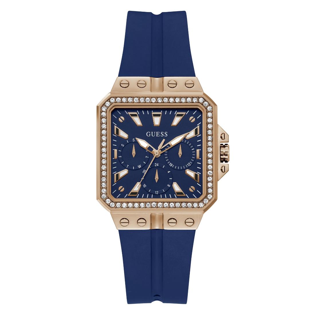 Guess Women 34 mm Blue Dial Analog Watch GW0618L2