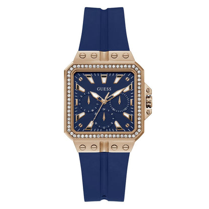 Guess Women 34 mm Blue Dial Analog Watch- GW0618L2