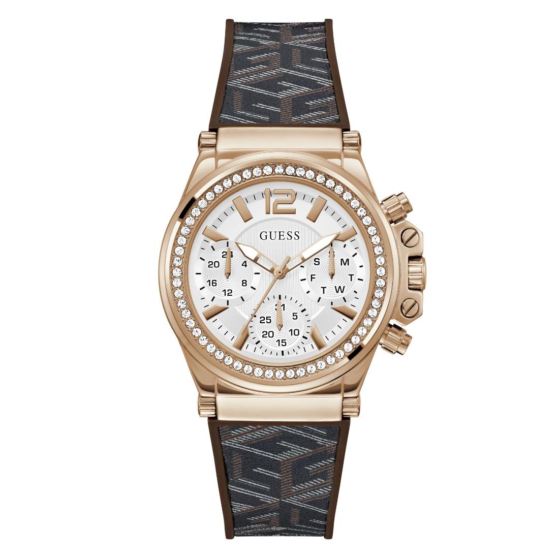 Guess Women 38 mm White Dial Analog Watch GW0621L5