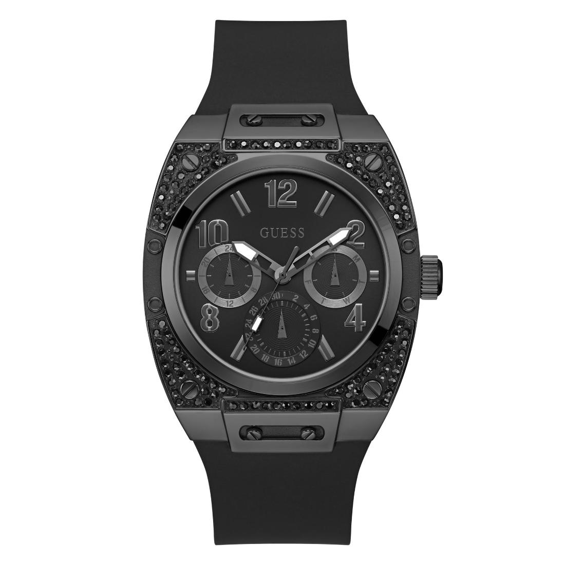 Guess Men 54.5 mm Black Dial Analog Watch GW0623G3