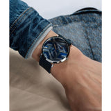 Guess Men 44 mm Navy Dial Analog Watch GW0625G1