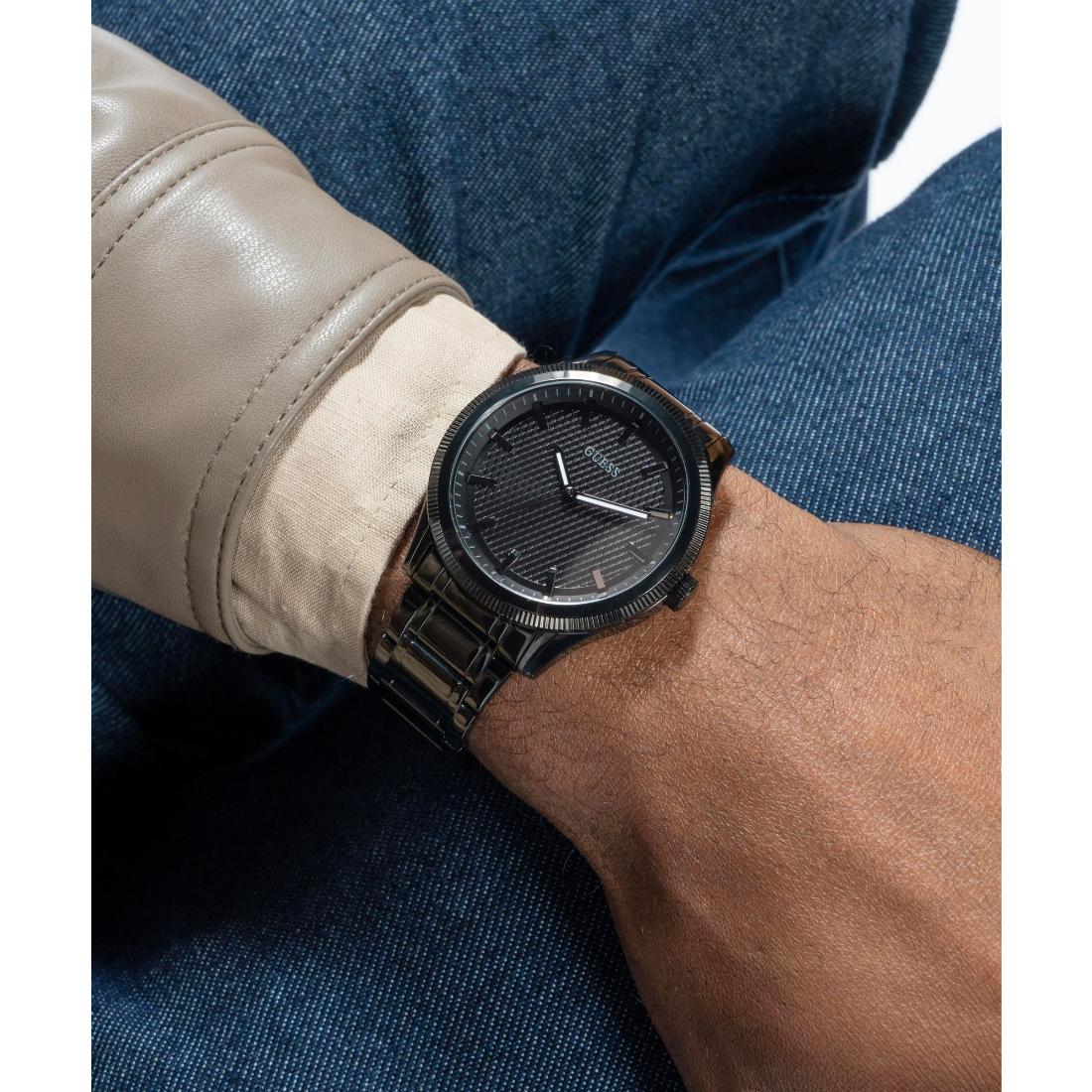 Guess DEX Men Black Round Dial Analog Watch GW0626G3