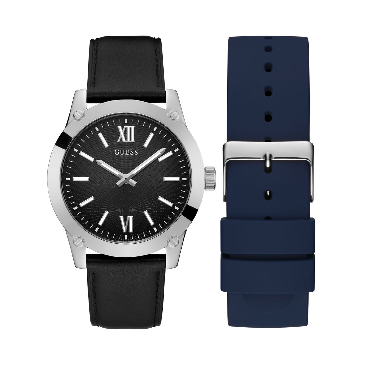 guess watches for men black