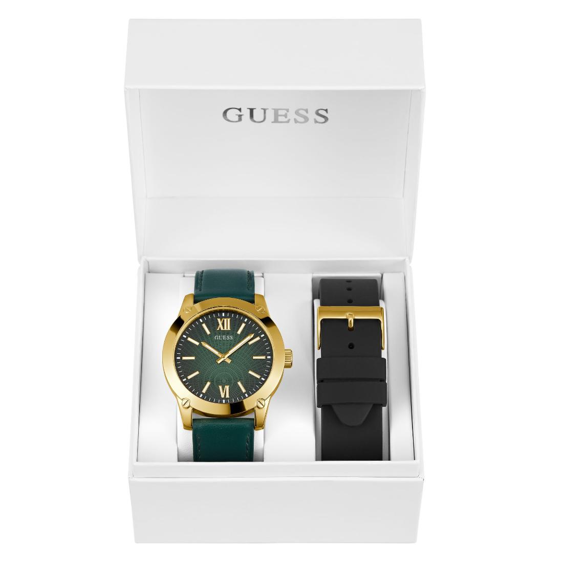 Guess Green Dial 44 mm Men Analog Watch GW0630G2