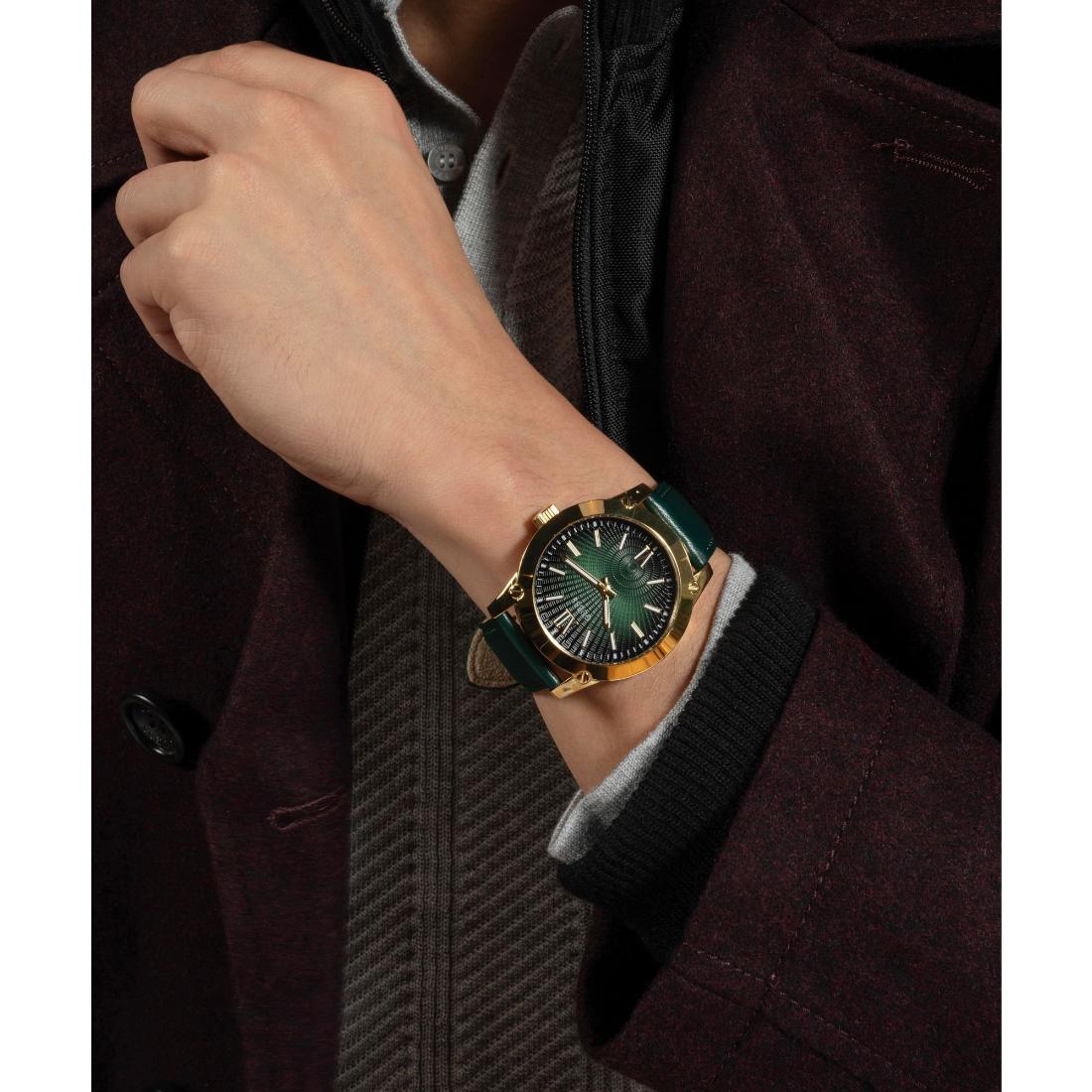 Guess Green Dial 44 mm Men Analog Watch GW0630G2