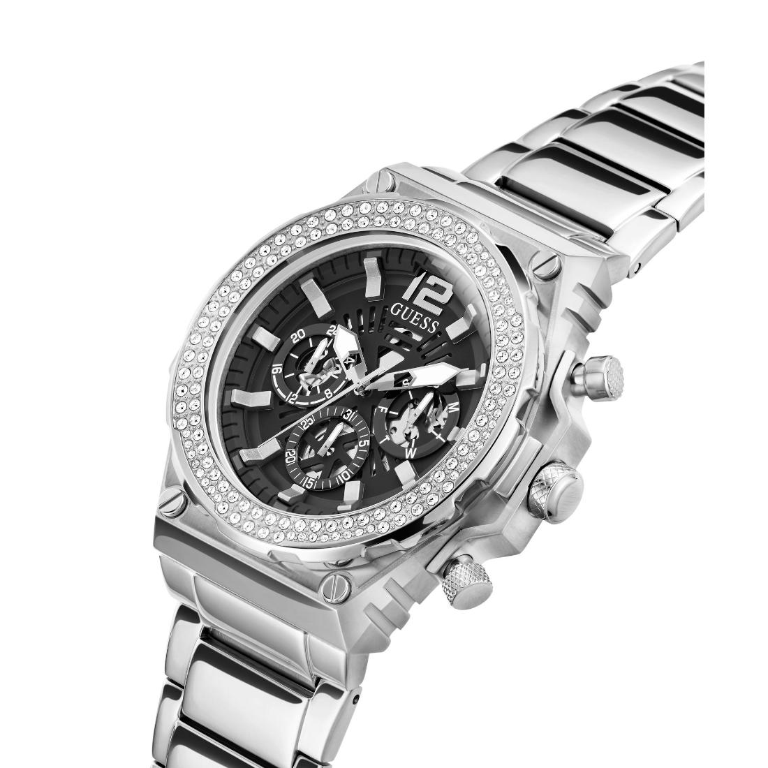 Guess Men 48 mm Black Dial Analog Watch GW0632G1