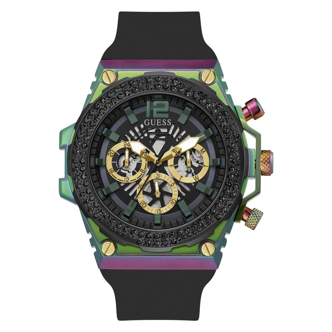 Guess Black Dial 48 mm Men Analog Watch - GW0633G1