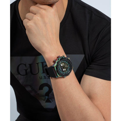 Guess Black Dial 48 mm Men Analog Watch - GW0633G1
