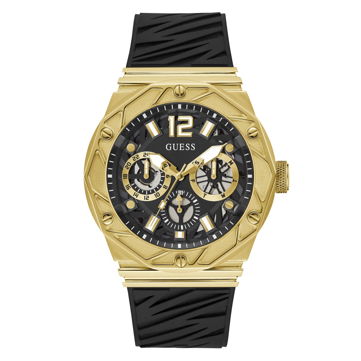 Guess Black Dial Men Analog Watch GW0634G2