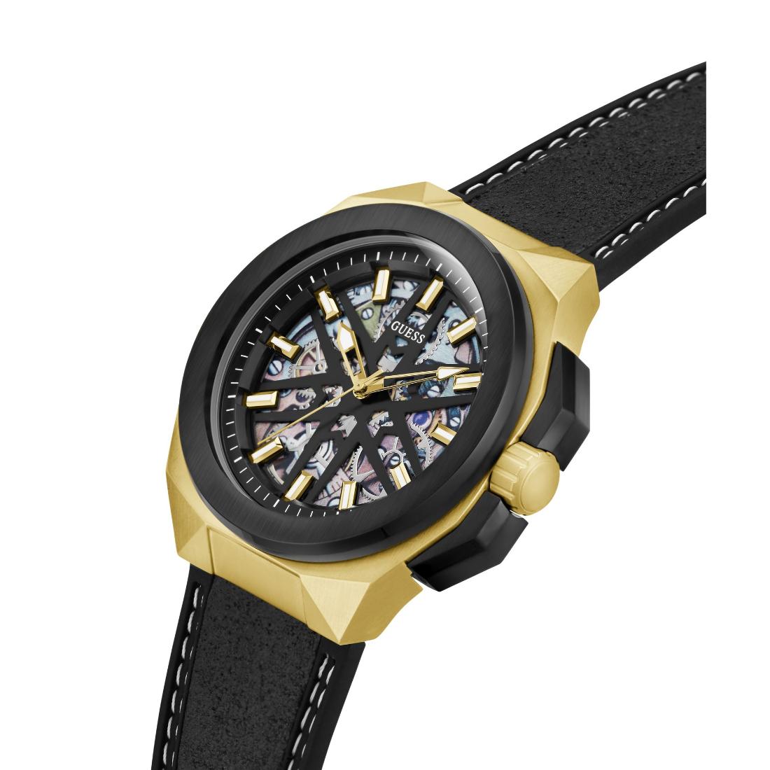 Guess Men 45 mm Black Dial Analog Watch GW0635G2