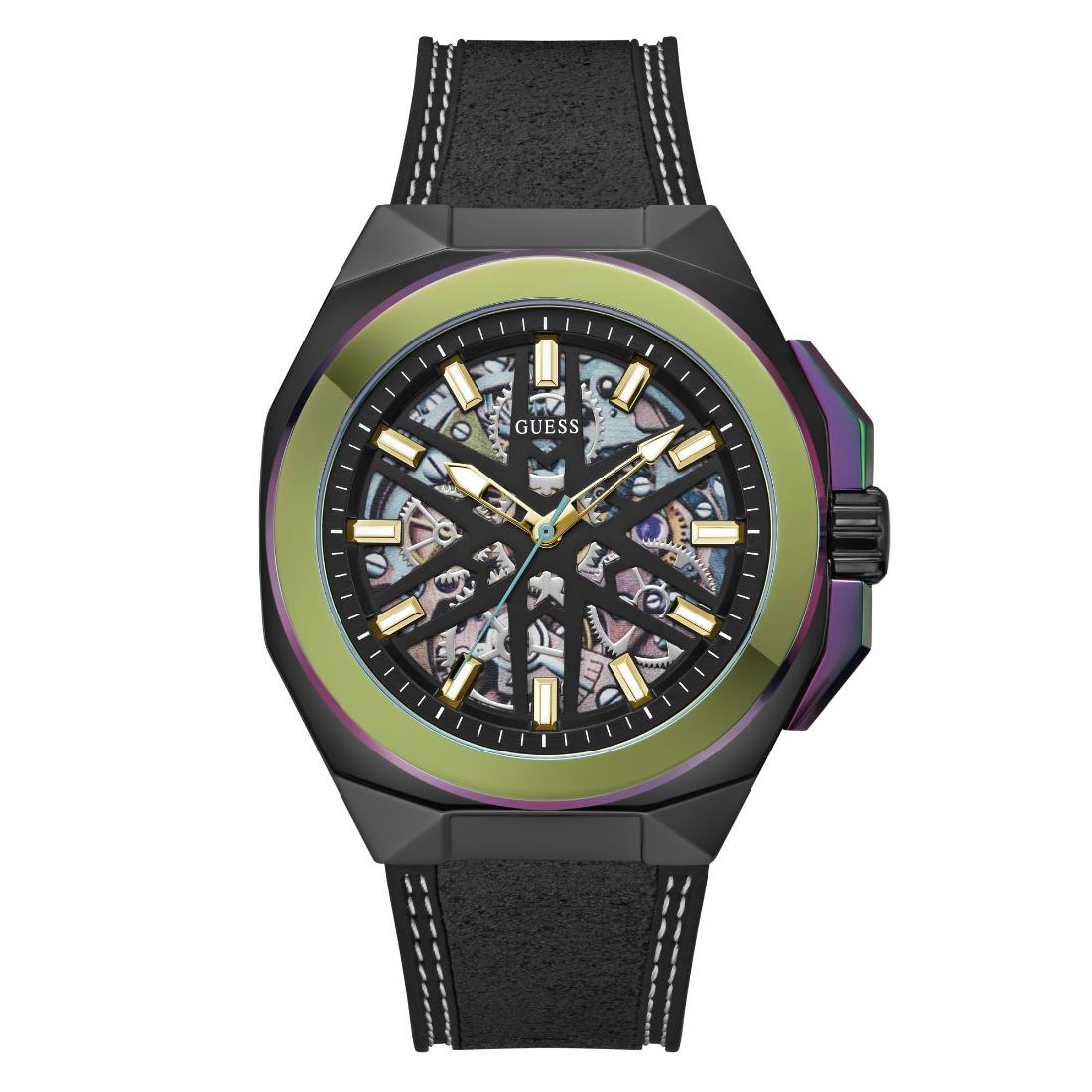 Guess Men 45 mm Black Dial Analog Watch GW0635G3