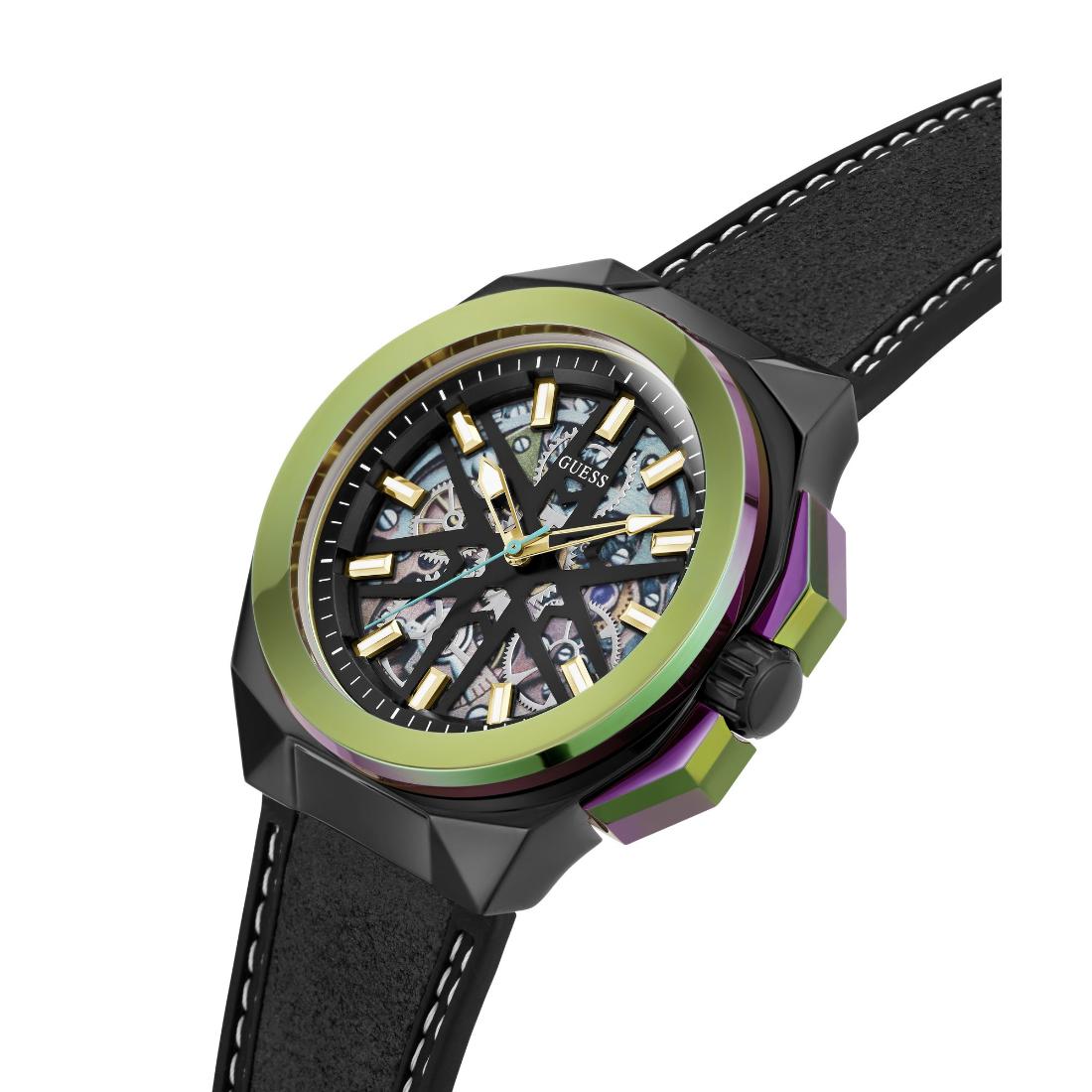 Guess Men 45 mm Black Dial Analog Watch GW0635G3