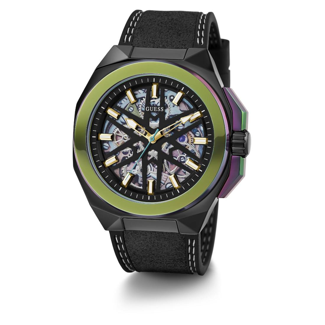Guess Men 45 mm Black Dial Analog Watch GW0635G3