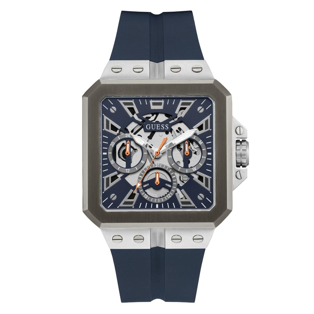 Guess Leo 42 mm Size Blue Dial Men Analog Watch GW0637G1