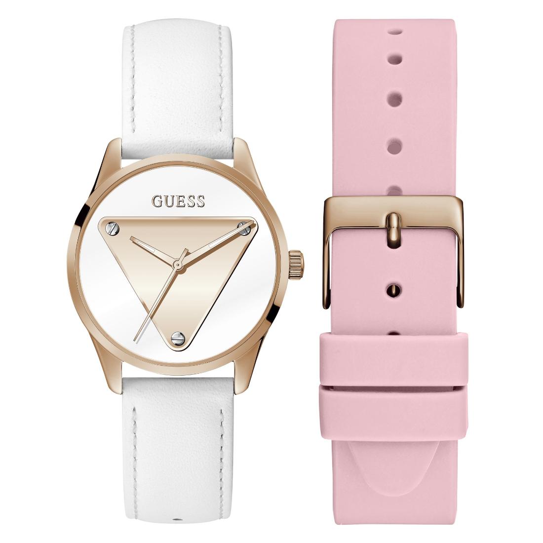 Guess Women 36 mm Rose Gold Dial Analog Watch GW0642L2