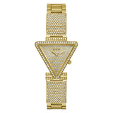 Guess Women 30 mm Gold Dial Analog Watch GW0644L2