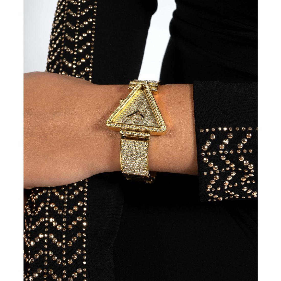 Guess Women 30 mm Gold Dial Analog Watch GW0644L2