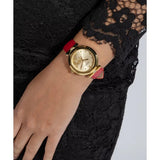 Guess Womens Leather 34Mm Analog Watch GW0646L1