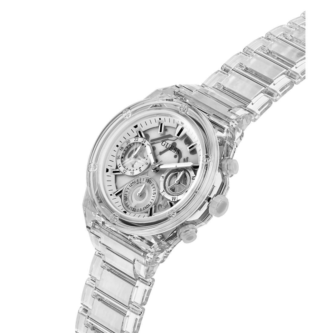 Guess Athena 39 mm Size White Dial Women Analog Watch - GW0650L1