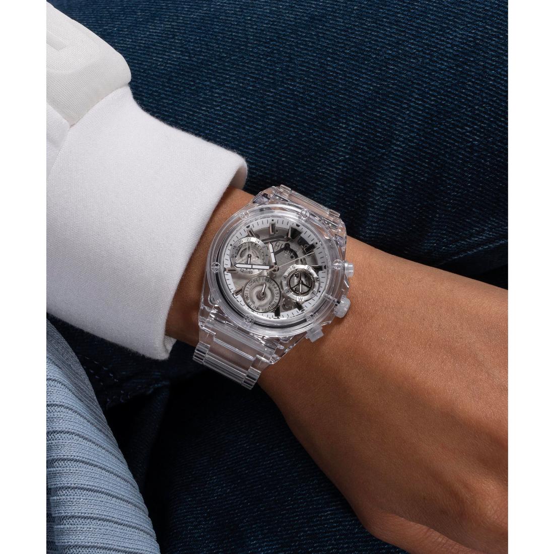 Guess Athena 39 mm Size White Dial Women Analog Watch GW0650L1