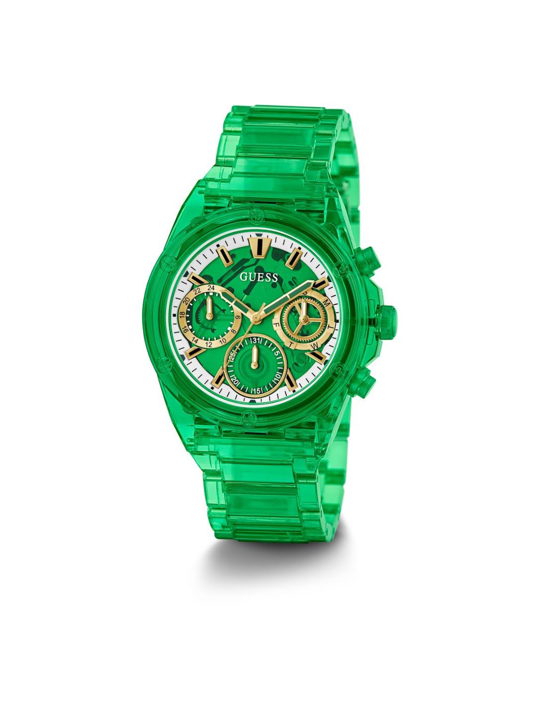 Guess Green Dial Women Analog Watch GW0650L3