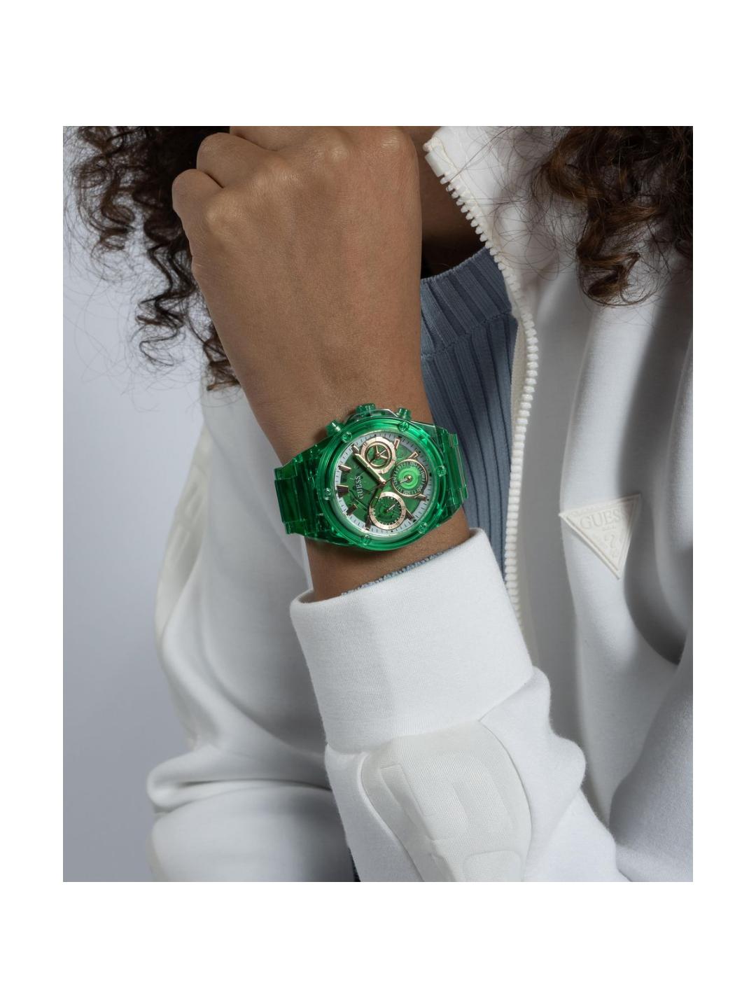 Guess Green Dial Women Analog Watch GW0650L3