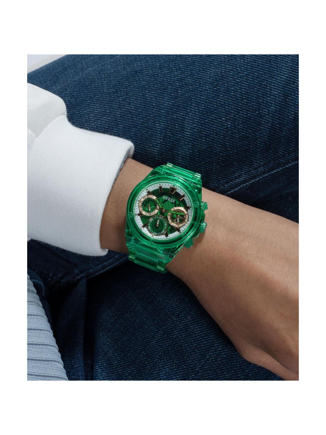 Guess Green Dial Women Analog Watch GW0650L3