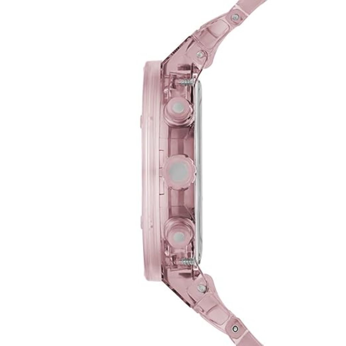 Guess Sport 39 mm Pink Dial Women Chronograph Watch GW0650L4