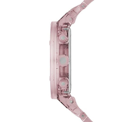 GUESS Sport 39 mm Pink Dial Women Chronograph Watch- GW0650L4