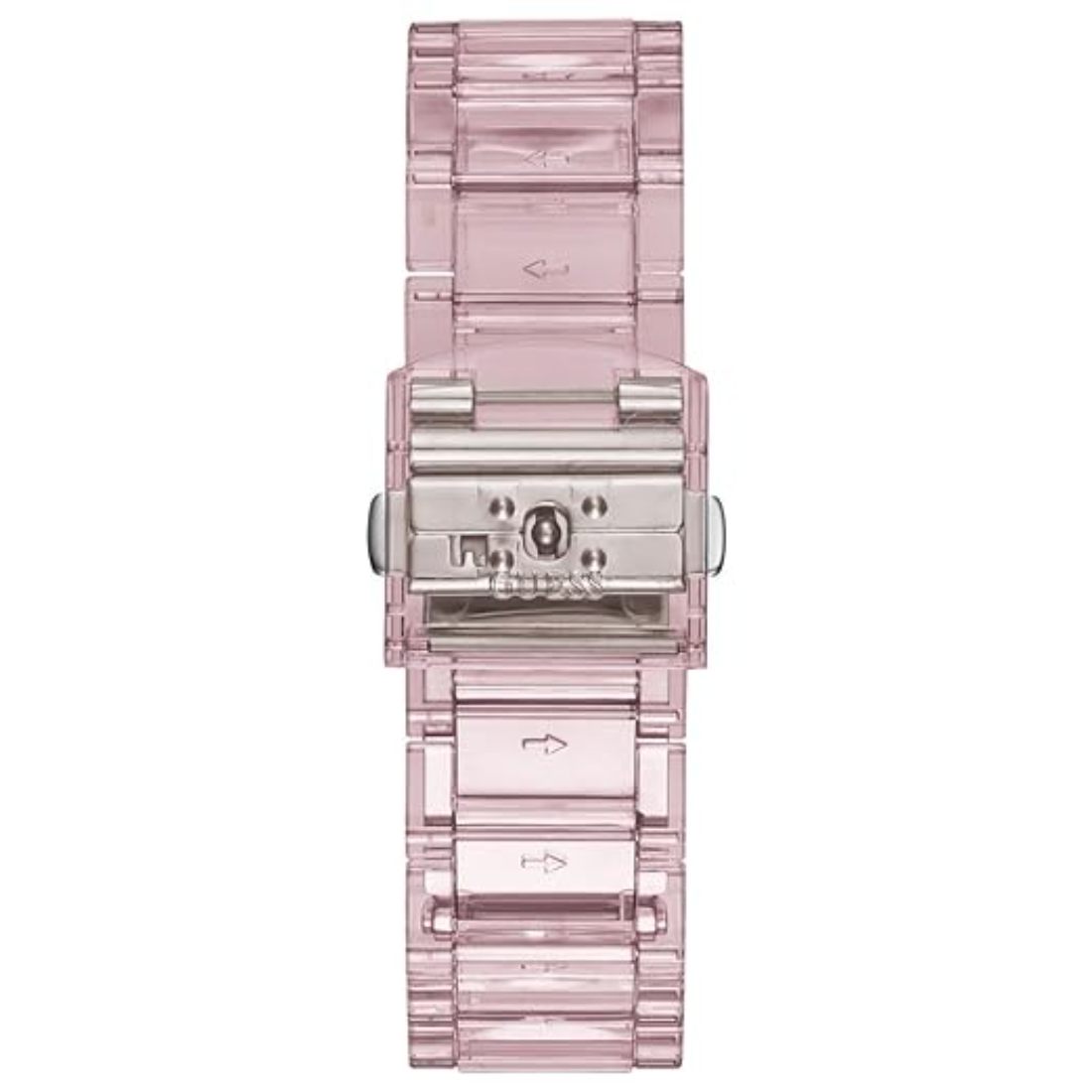 Guess Sport 39 mm Pink Dial Women Chronograph Watch GW0650L4