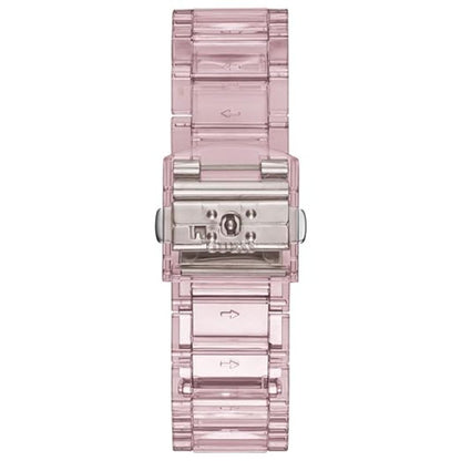 GUESS Sport 39 mm Pink Dial Women Chronograph Watch- GW0650L4