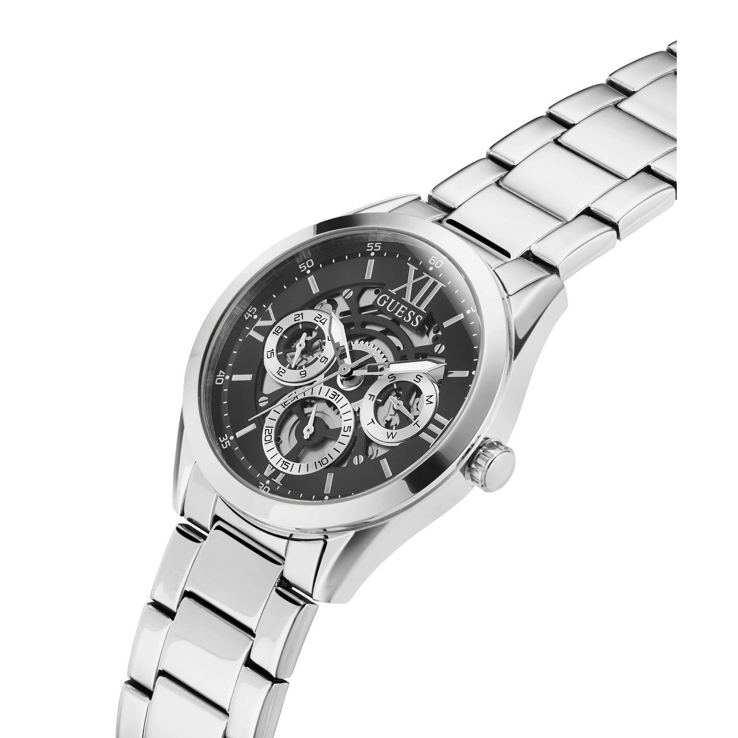 Guess Dress 42 mm Black Dial Men Chrono  Watch- GW0652G3