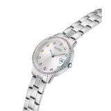 Guess Ladies 34 mm Silver Tone Date Watch GW0657L1