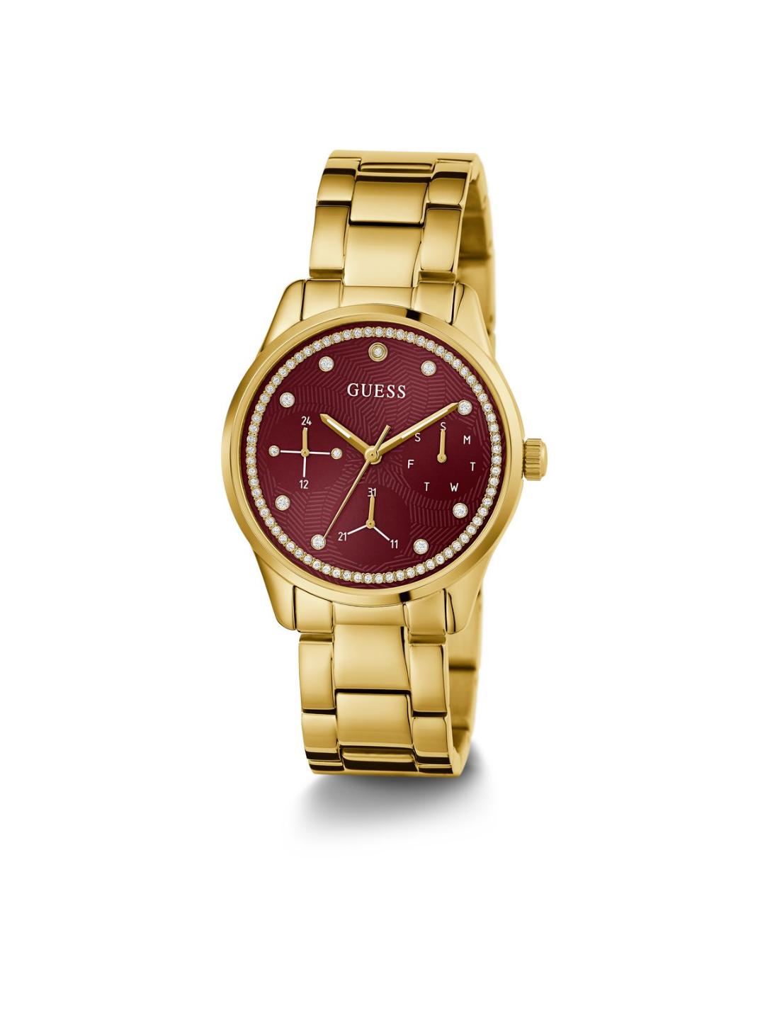 Guess Red Dial Women Analog Watch GW0659L5