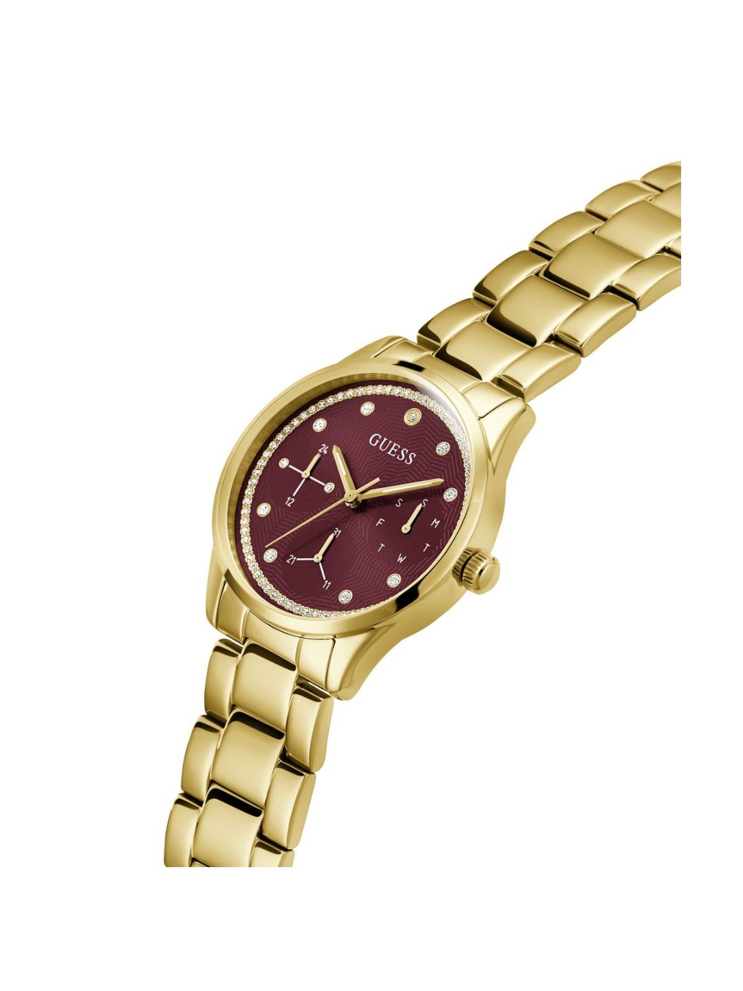 Guess Red Dial Women Analog Watch - GW0659L5