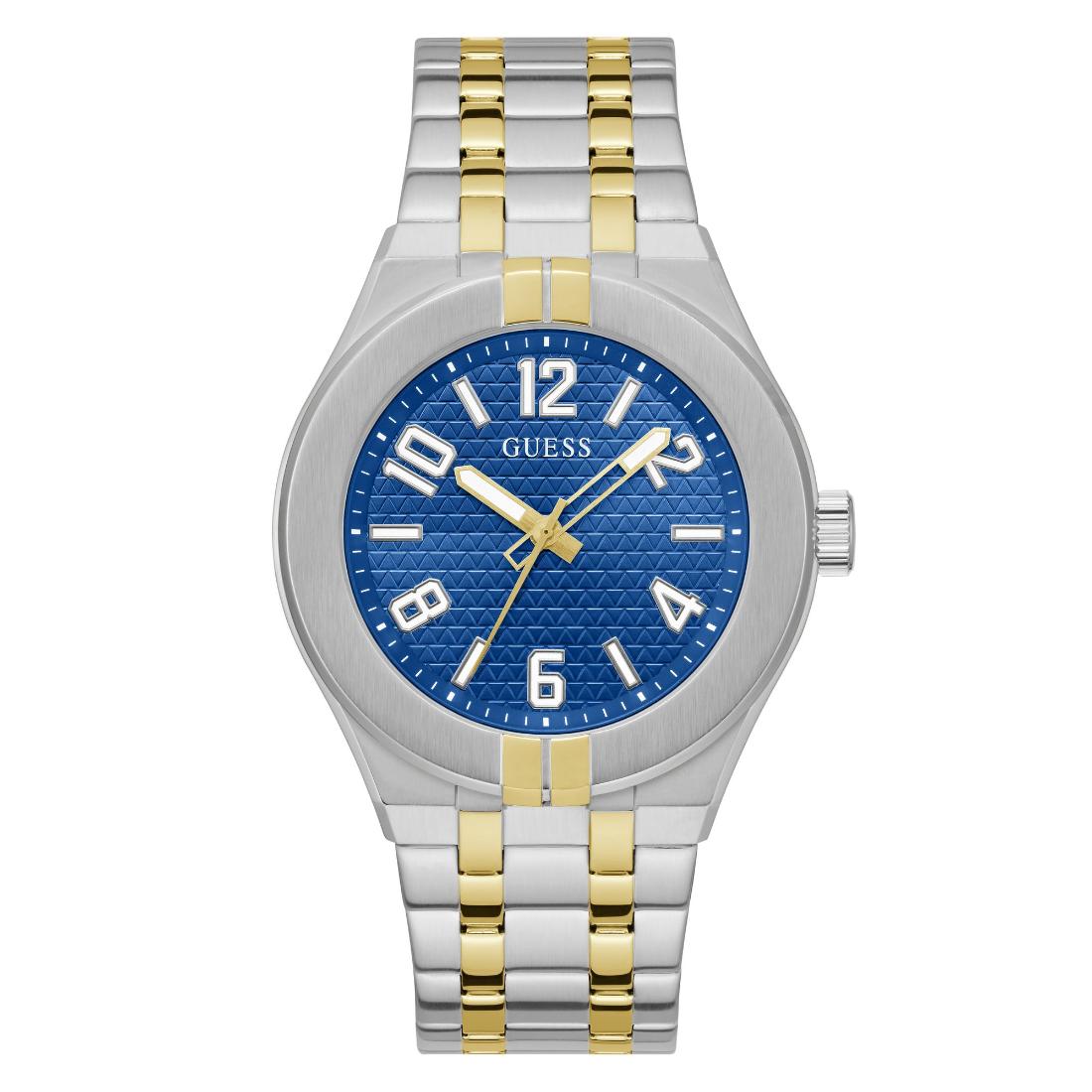 Guess Men 44 mm Blue Dial Analog Watch GW0661G1
