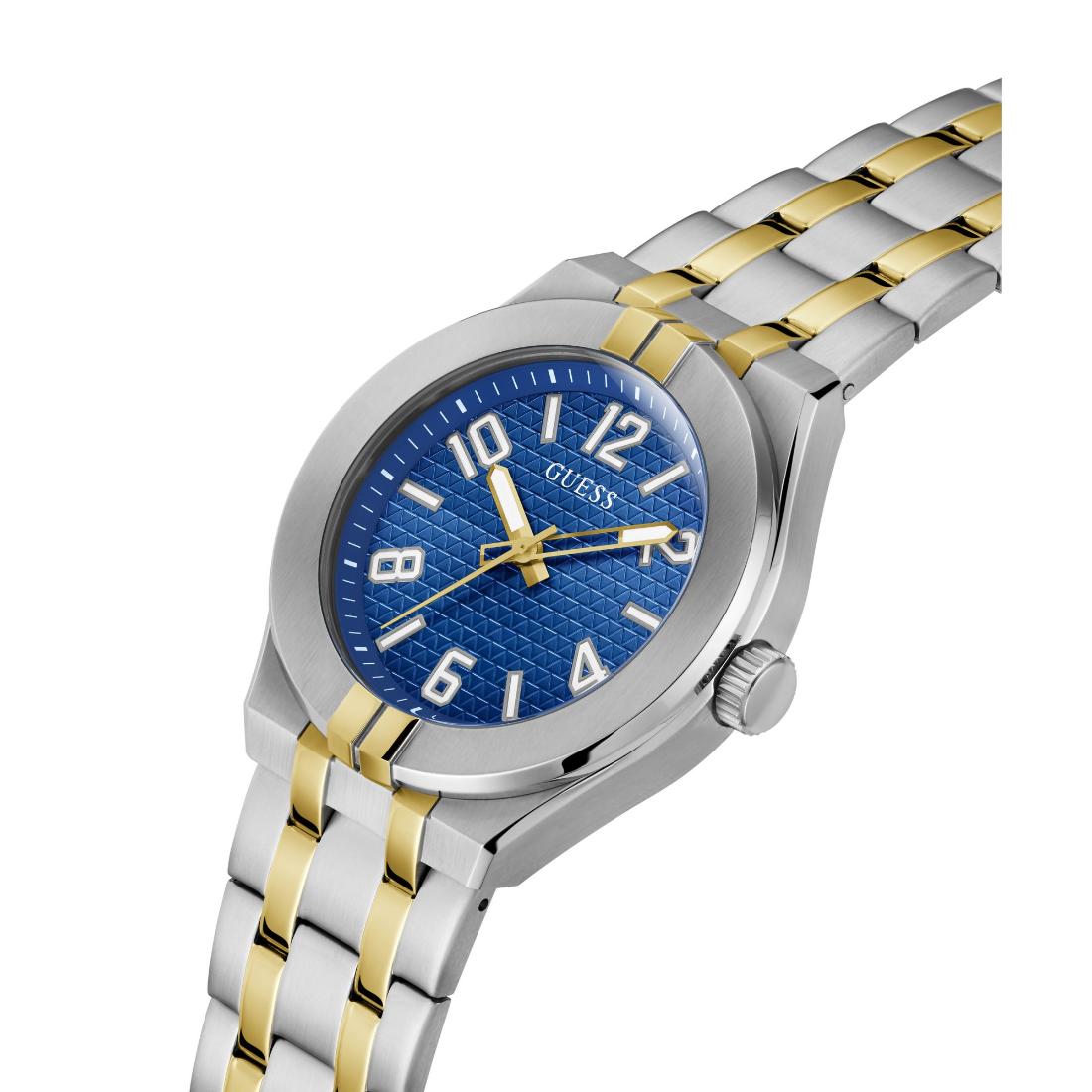 Guess Men 44 mm Blue Dial Analog Watch GW0661G1