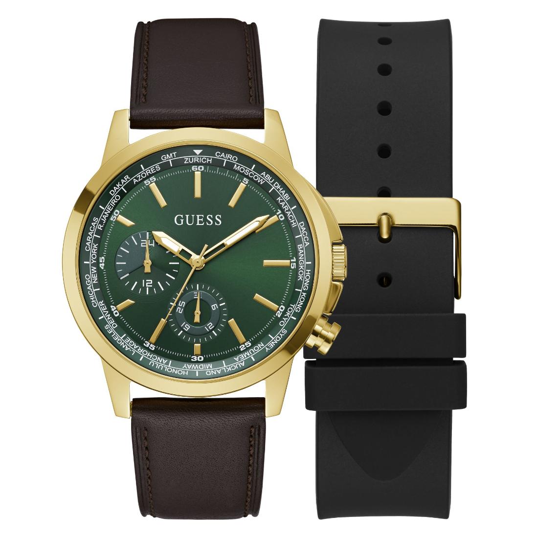 Guess Green Dial 44 mm Men Analog Watch GW0664G2