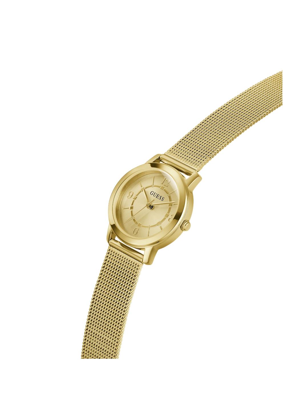 Guess Dress Women 28 mm Champagne Dial Analog Watch GW0666L2M
