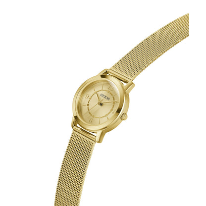 Guess Dress 28 mm Gold Dial Women Analog Watch- GW0666L2
