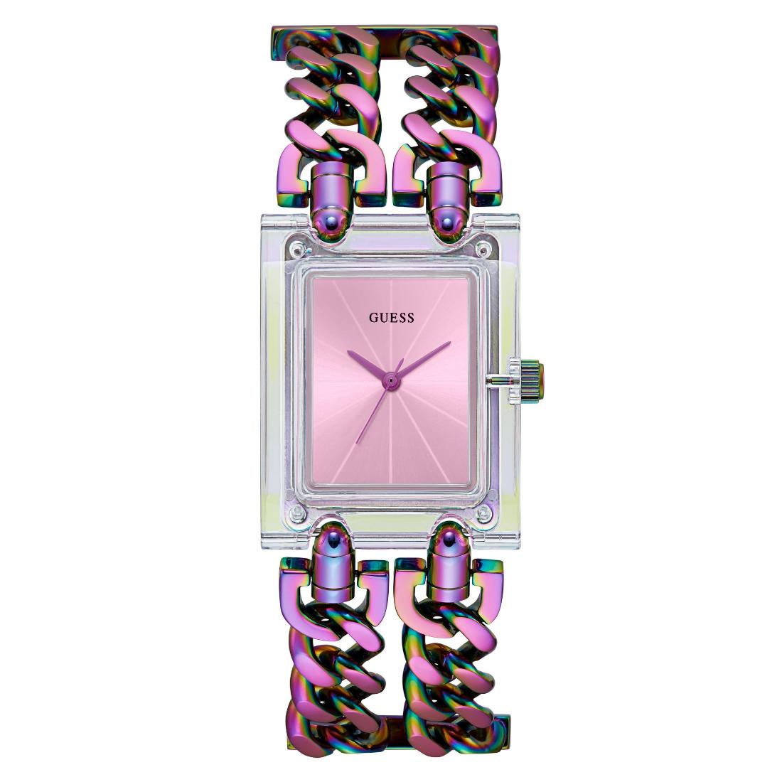 Guess Women 29 mm Size Pink Dial Analog Watch GW0669L2