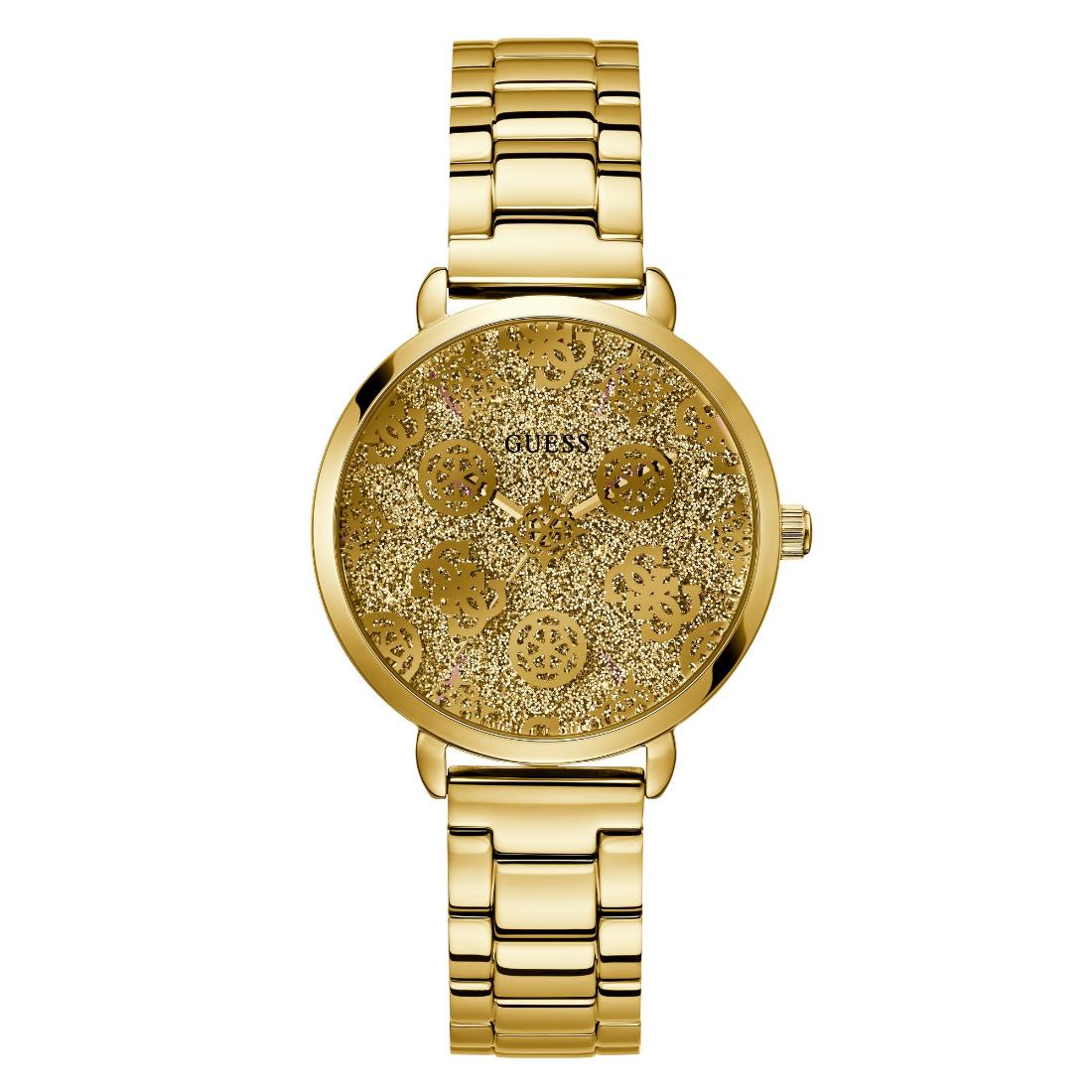 Guess Gold Dial 38 mm Women Analog Watch GW0670L2