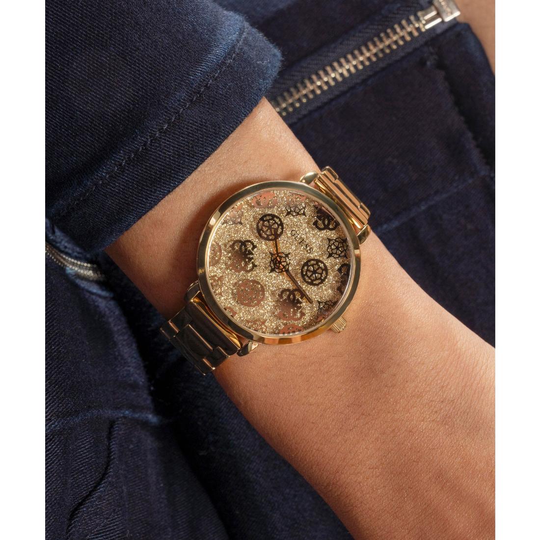 Guess Gold Dial 38 mm Women Analog Watch GW0670L2