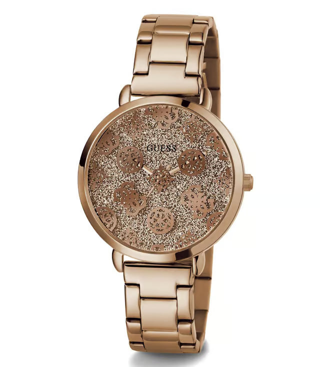 Guess Trend 38 mm Rose Gold Dial Women Analog Watch GW0670L4