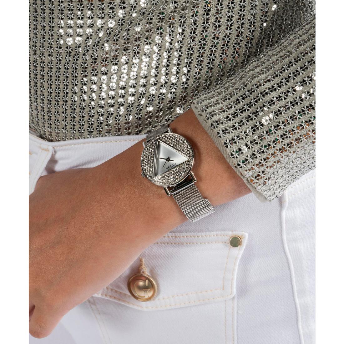 Guess Women 30 mm Size Silver Dial Analog Watch GW0671L1