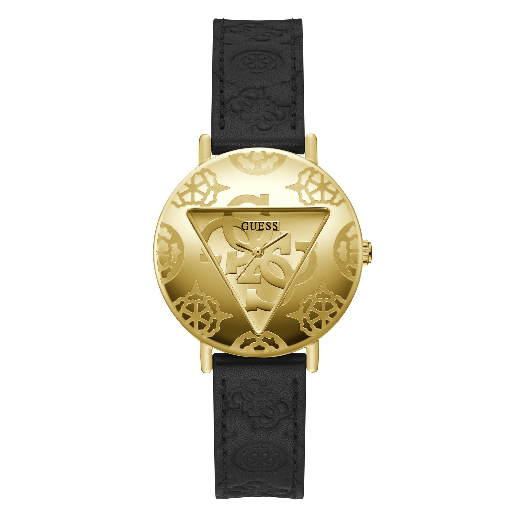 Guess Iconic 36 mm Champagne Dial Women Analog Watch GW0673L2